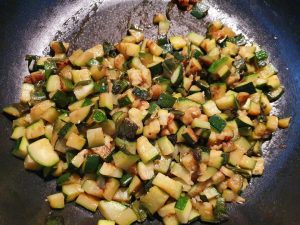 Poêlée de courgettes sautées
