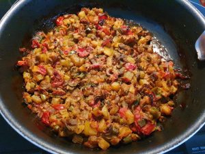 Caponata à ma façon fin de cuisson au four