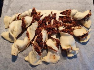 Torsade au chocolat noir, amande et noisette-façonnage 4