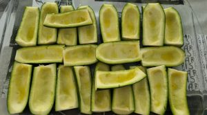 Courgettes farcies végétariennes - façonnage 1