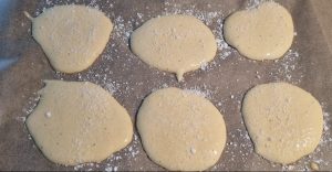 Biscuits à la noix de coco - façonnage