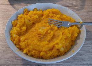 Hachis parmentier au potimarron - façonnage 2