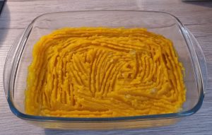 Hachis parmentier au potimarron - façonnage 3
