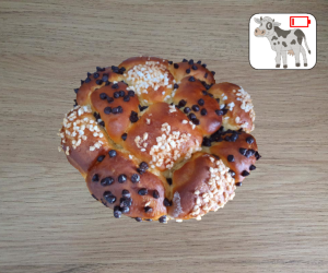 Brioche au Sucre et pépites de Chocolat