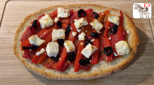 Bruschetta aux poivrons