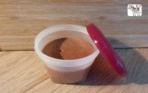 Crème - dessert au chocolat noir et fleur de sel