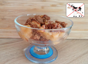 Crumble de pommes à la cannelle