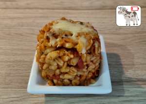 Gratin de blé au chorizo
