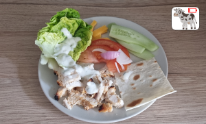 Kebab à l'assiette