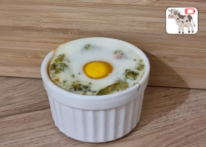 Oeuf cocotte au brocolis