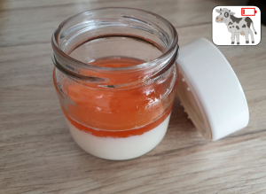 Panacotta à la fraise