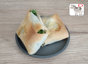 Panier d'Épinard au chèvre