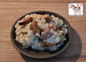 Risotto de moules marinières