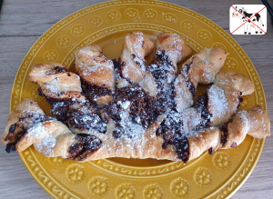 Torsade au Chocolat noir, Amande et Noisette