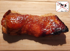 Travers de Porc laqué à la sauce barbecue
