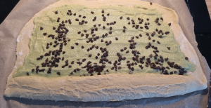 Chinois à la pistache et aux pépites de chocolat noir - faconnage 4