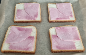 Croque-Monsieur au four - façonnage 2