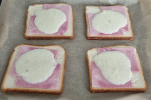 Croque-Monsieur au four - façonnage 3