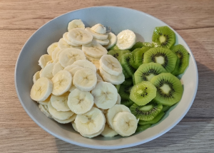 Tarte au kiwi et à la banane - faconnage 1