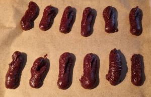 Scoubidou au chocolat noir - façonnage 1