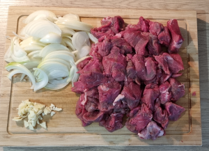 Bœuf aux olives - façonnage