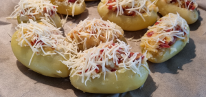 Pomme de terre farcie au Chorizo - façonnage 3