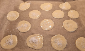 Tuile à la Noix de coco - façonnage 3