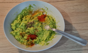 Guacamole à ma façon - façonnage 2