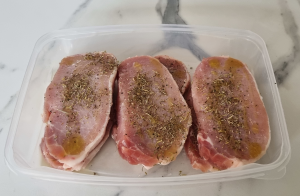 Cochon mariné au Citron - façonnage