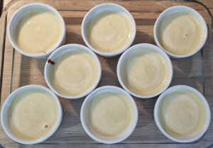 Gâteau de semoule aux Pommes caramélisées - façonnage