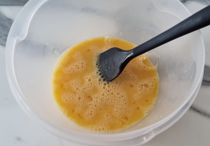 Crème aux œufs à la Fleur d'oranger - façonnage 1