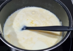 Crème aux œufs à la Fleur d'oranger - façonnage 3
