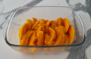 Gratin de Potimarron au Lait de Coco - façonnage 1