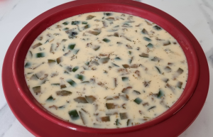 Quiche aux Courgettes sans pâte - façonnage 2