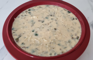 Quiche aux Courgettes sans pâte - façonnage 3