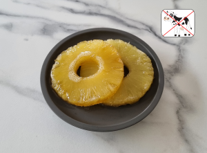Ananas rôti au Miel