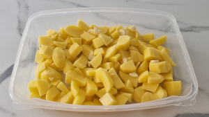Pomme de terre sautées à l'Ail - façonnage