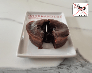 Cœur coulant au Chocolat noir