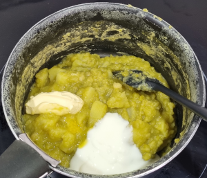 Purée de Pois-cassés - façonnage 3