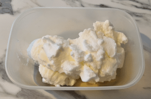 Île flottante au citron - façonnage 1