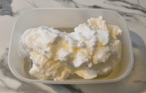 Île flottante au citron - façonnage 2