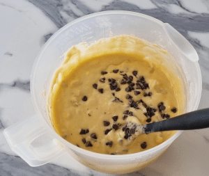 Muffin à la Poire et au Chocolat noir - façonnage 7
