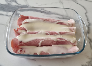 Roulé de Jambon au chou-fleur et à la Cancoillotte - façonnage 7