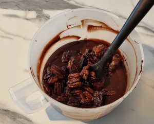 Brownie aux Noix de Pécan caramélisées - façonnage 12