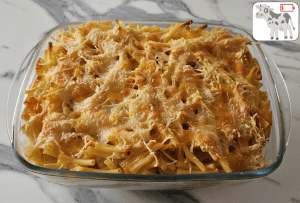 Gratin de Macaroni aux 3 fromages