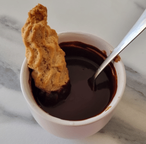 Spritz à la Noisette et au Chocolat noir - façonnage 7