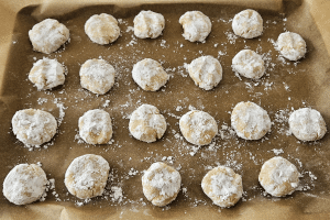 Amaretti à ma façon - façonnage 9