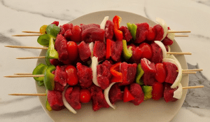 Brochette de Bœuf aux Légumes du Soleil - façonnage 5