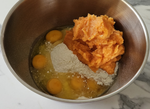 Spätzle au Carotte et Panais - façonnage 2