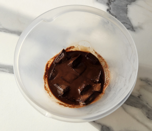 Crème glacée au Chocolat noir - façonnage 1